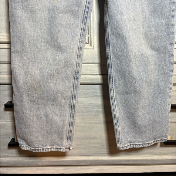 Abercrombie Ultra High Rise Ankle Straight Jean Light Wash Comfort Stretch Basic - Picture 6 of 12